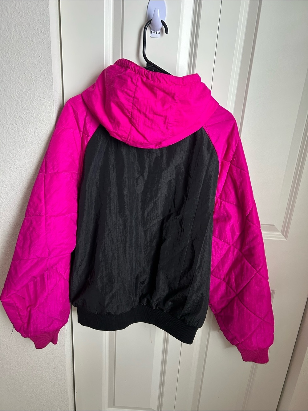 Rare ! Vintage Arctic Cat Pink Black Quilted Jacket - Picture 6 of 6
